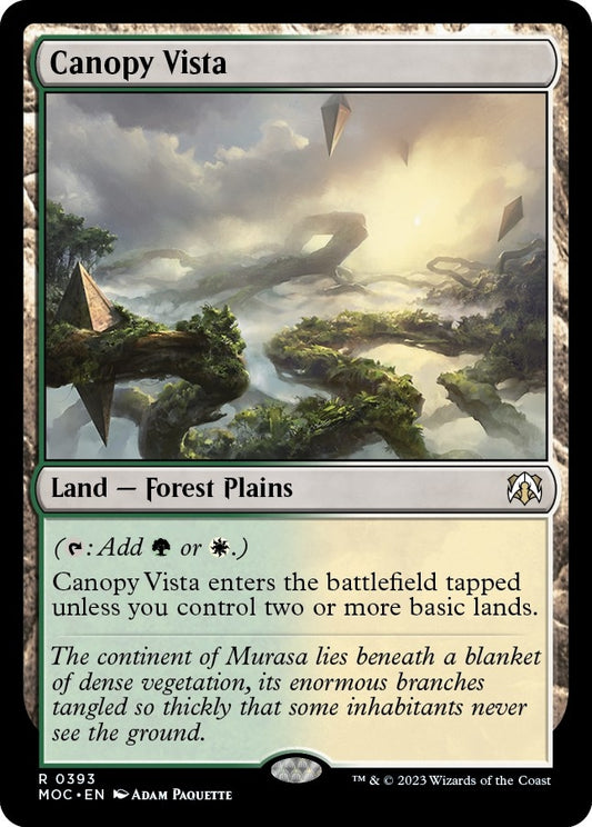 Image for Canopy Vista (393) (Commander: March of the Machine) - Magic: The Gathering