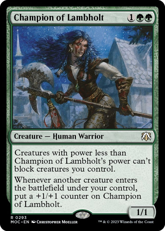 Image for Champion of Lambholt (293) (Commander: March of the Machine) - Magic: The Gathering
