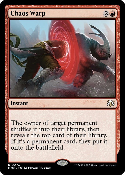 Image for Chaos Warp (273) (Commander: March of the Machine) - Magic: The Gathering