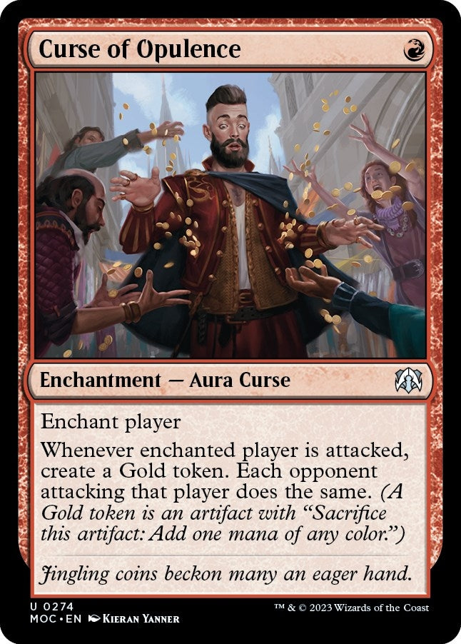 Image for Curse of Opulence (274) (Commander: March of the Machine) - Magic: The Gathering