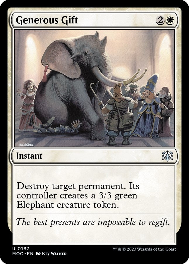 Image for Generous Gift (187) (Commander: March of the Machine) - Magic: The Gathering