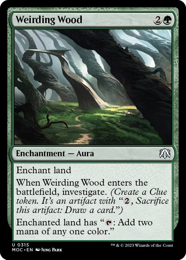 Image for Weirding Wood (315) (Commander: March of the Machine) - Magic: The Gathering