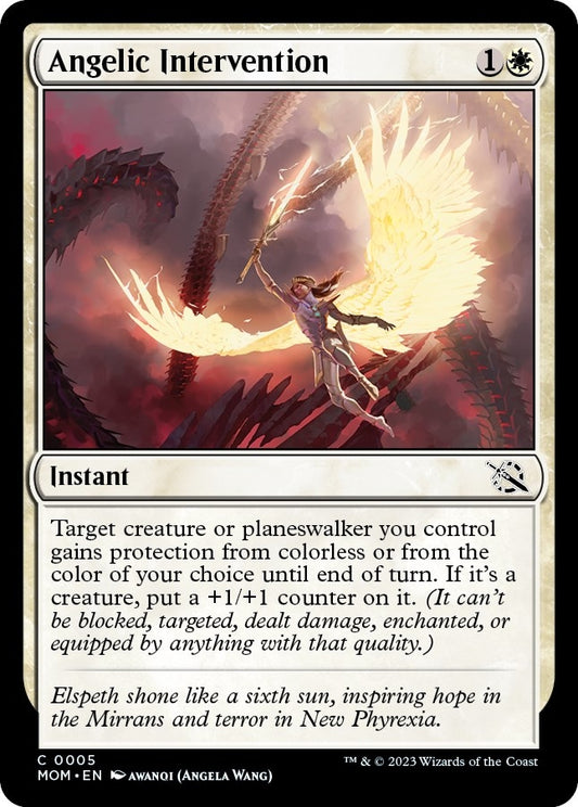 Image for Angelic Intervention (5) (March of the Machine) - Magic: The Gathering