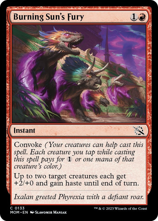 Image for Burning Sun's Fury (133) (March of the Machine) - Magic: The Gathering