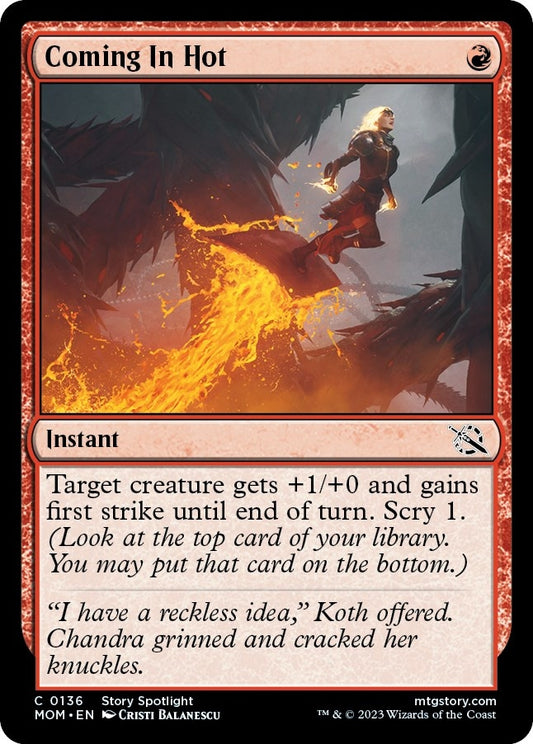 Image for Coming In Hot (136) (March of the Machine) - Magic: The Gathering