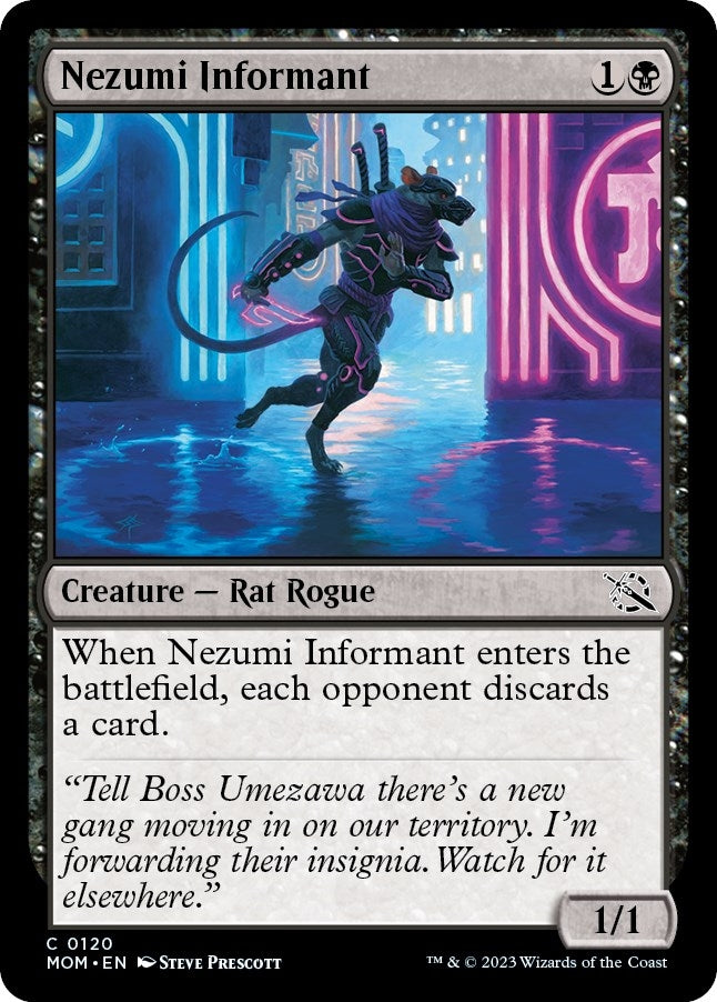 Image for Nezumi Informant (120) (March of the Machine) - Magic: The Gathering