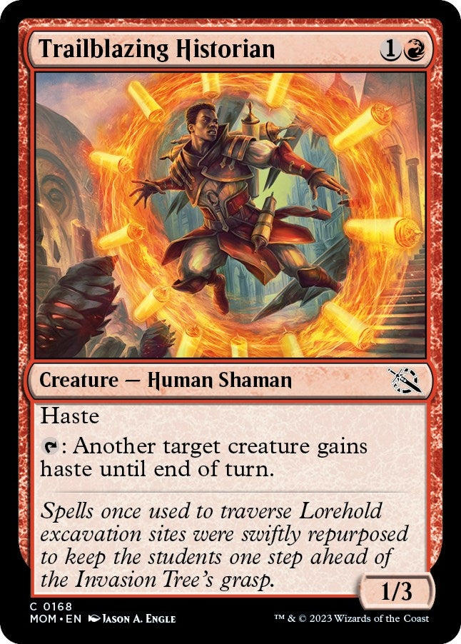 Image for Trailblazing Historian (168) (March of the Machine) - Magic: The Gathering