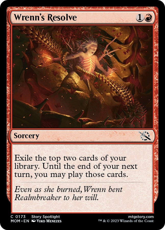 Image for Wrenn's Resolve (173) (March of the Machine) - Magic: The Gathering