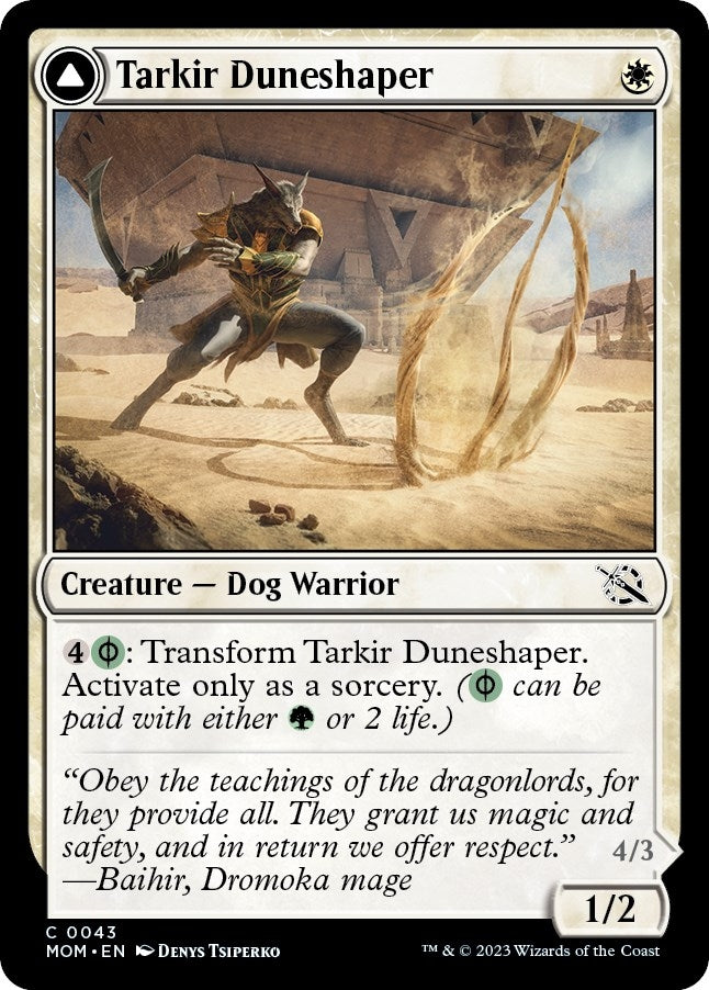 Image for Tarkir Duneshaper (43) (March of the Machine) - Magic: The Gathering