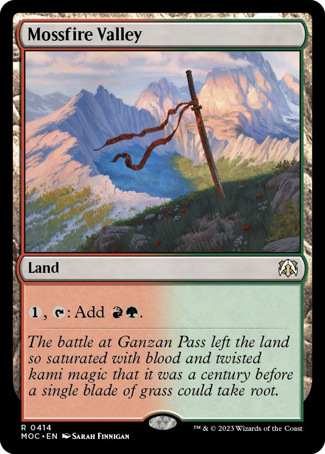 Image for Mossfire Valley (414) (Commander: March of the Machine) - Magic: The Gathering