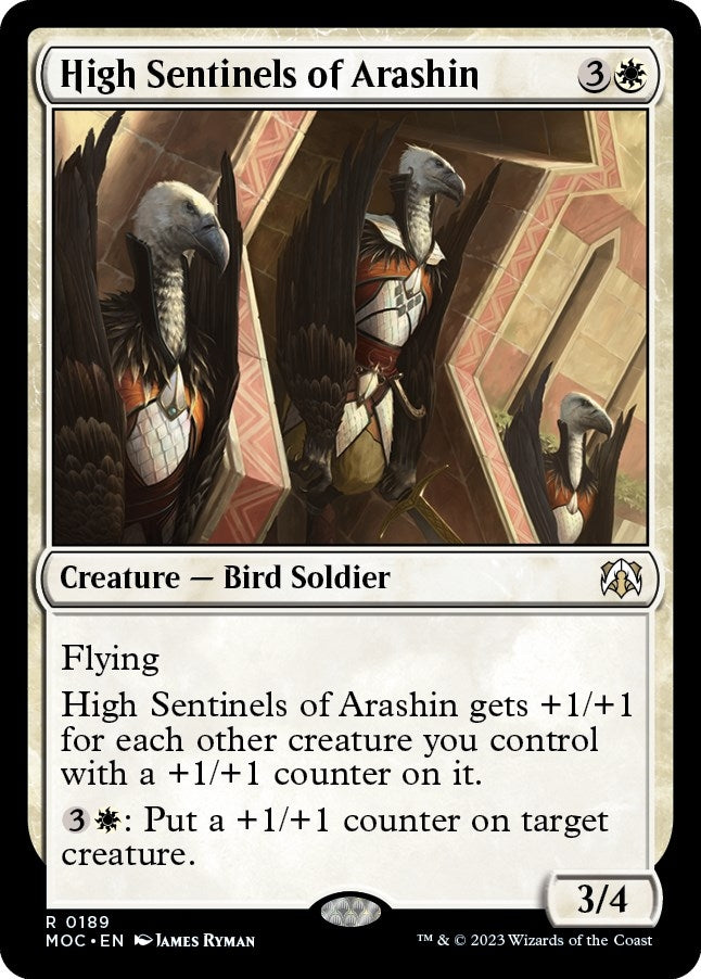 Image for High Sentinels of Arashin (189) (Commander: March of the Machine) - Magic: The Gathering