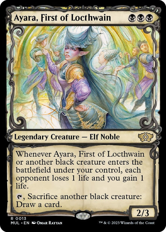 Image for Ayara, First of Locthwain (13) (March of the Machine: Multiverse Legends) - Magic: The Gathering