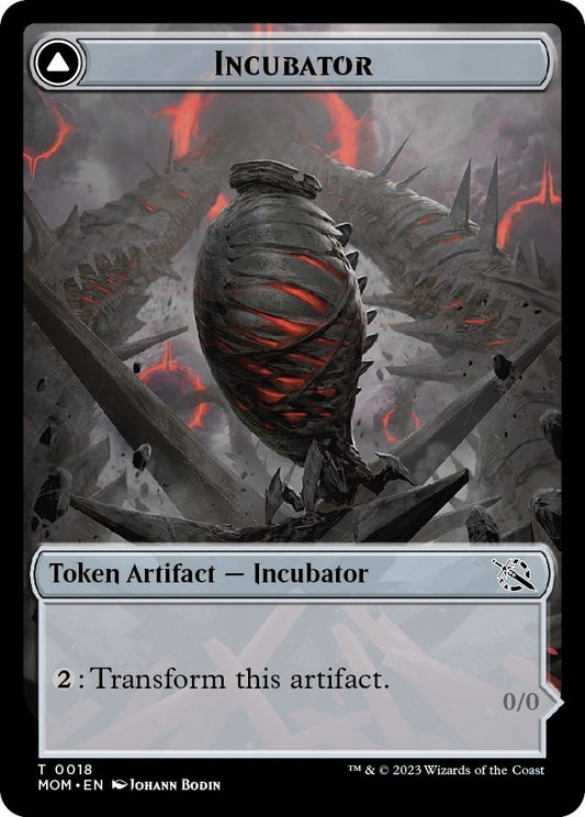Image for Incubator (0018) // Phyrexian (0018) Double-Sided Token (18) (March of the Machine) - Magic: The Gathering