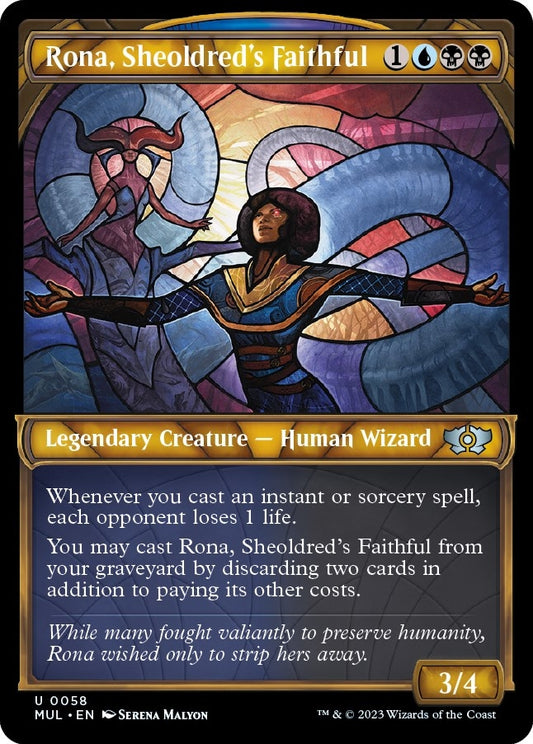 Image for Rona, Sheoldred's Faithful (58) (March of the Machine: Multiverse Legends) - Magic: The Gathering