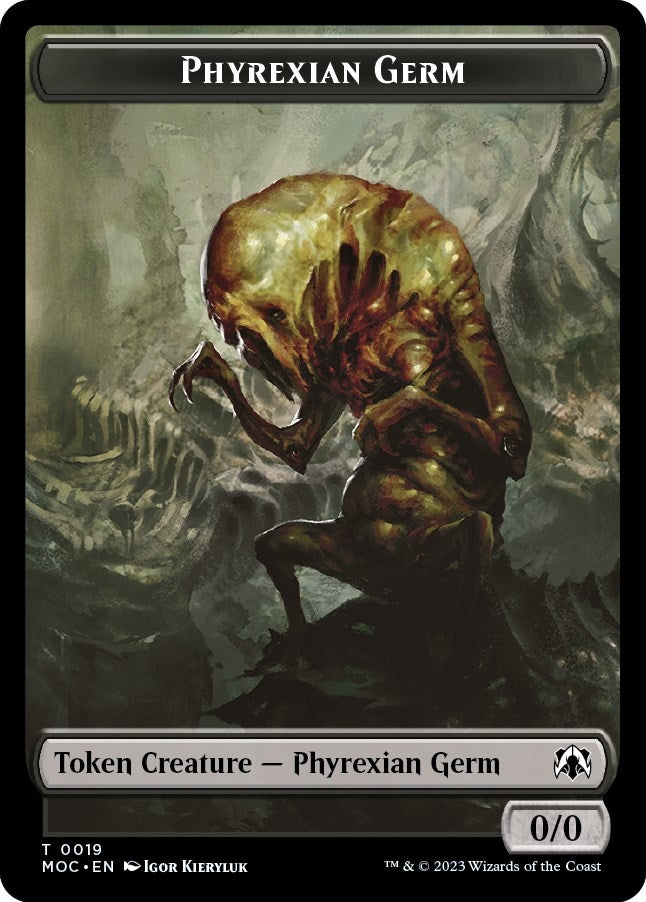 Image for Phyrexian Germ // Myr Double-Sided Token (19 // 38) (Commander: March of the Machine) - Magic: The Gathering