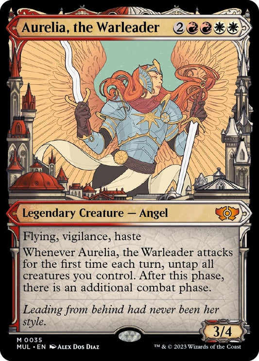 Image for Aurelia, the Warleader (35) (March of the Machine: Multiverse Legends) - Magic: The Gathering