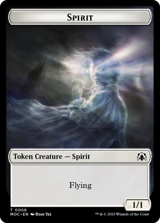 Image for Spirit // Treasure Double-sided Token (9 // 20) (March of the Machine) - Magic: The Gathering