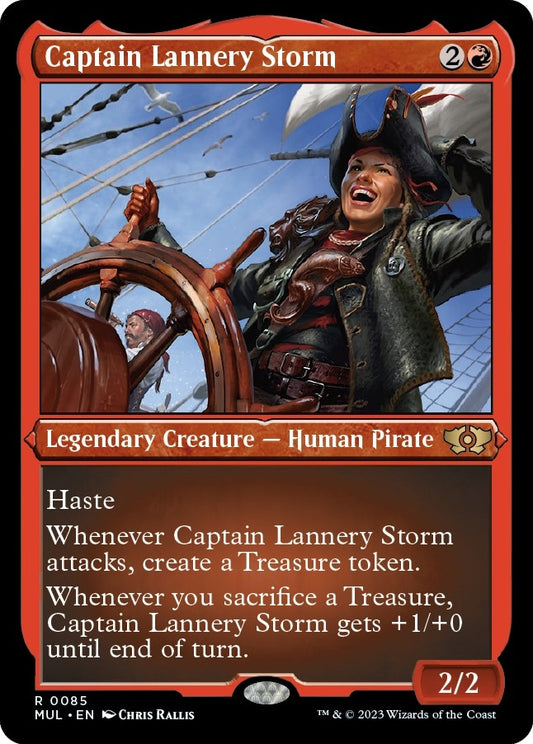 Image for Captain Lannery Storm (Foil Etched) (85) (March of the Machine: Multiverse Legends) - Magic: The Gathering
