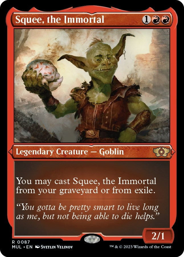 Image for Squee, the Immortal (Foil Etched) (87) (March of the Machine: Multiverse Legends) - Magic: The Gathering