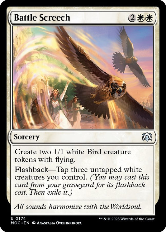 Image for Battle Screech (174) (Commander: March of the Machine) - Magic: The Gathering