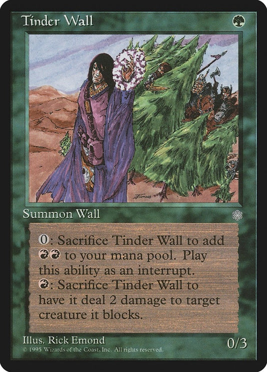 Image for Tinder Wall (158) (Ice Age) - Magic: The Gathering