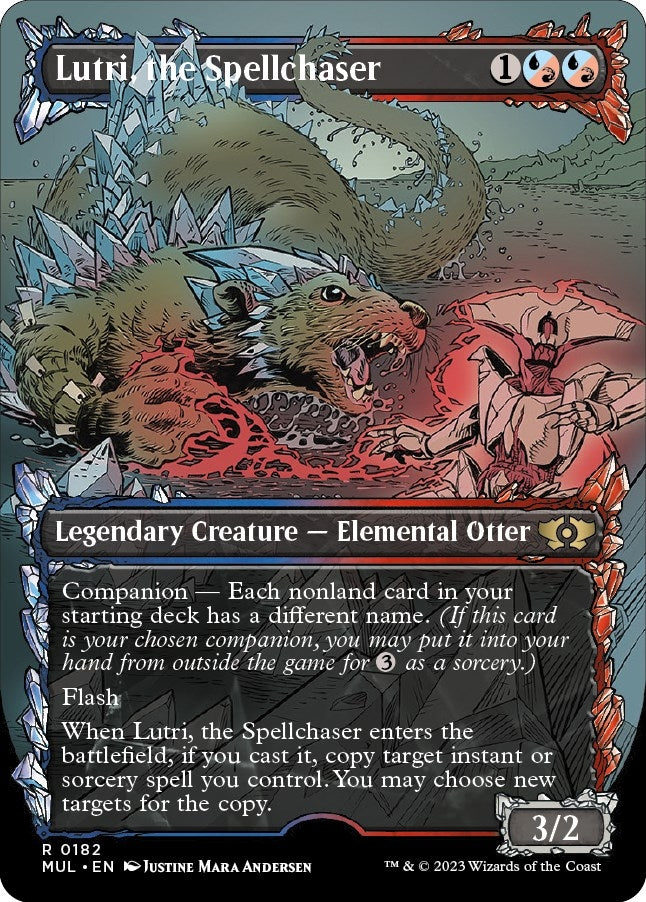 Image for Lutri, the Spellchaser (Halo Foil) (182) (March of the Machine: Multiverse Legends) - Magic: The Gathering