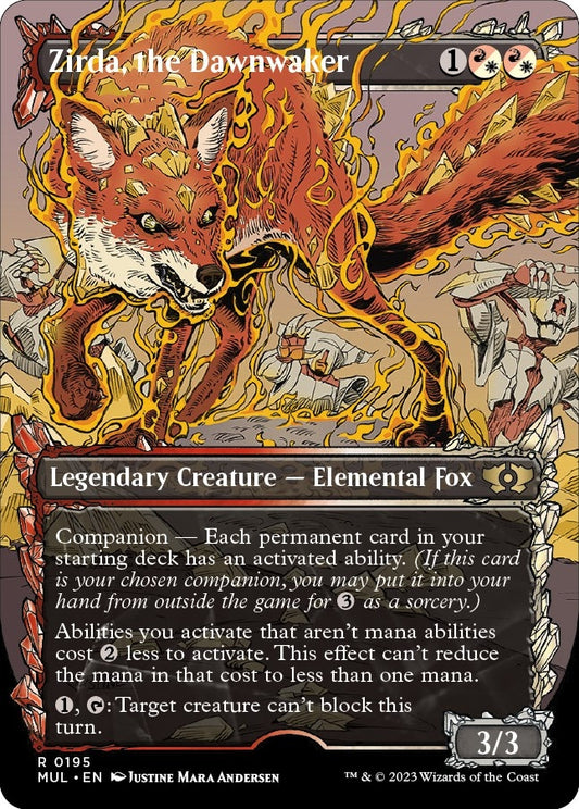 Image for Zirda, the Dawnwaker (Halo Foil) (195) (March of the Machine: Multiverse Legends) - Magic: The Gathering