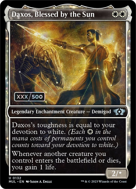 Image for Daxos, Blessed by the Sun (Serial Numbered) (132) (March of the Machine: Multiverse Legends) - Magic: The Gathering