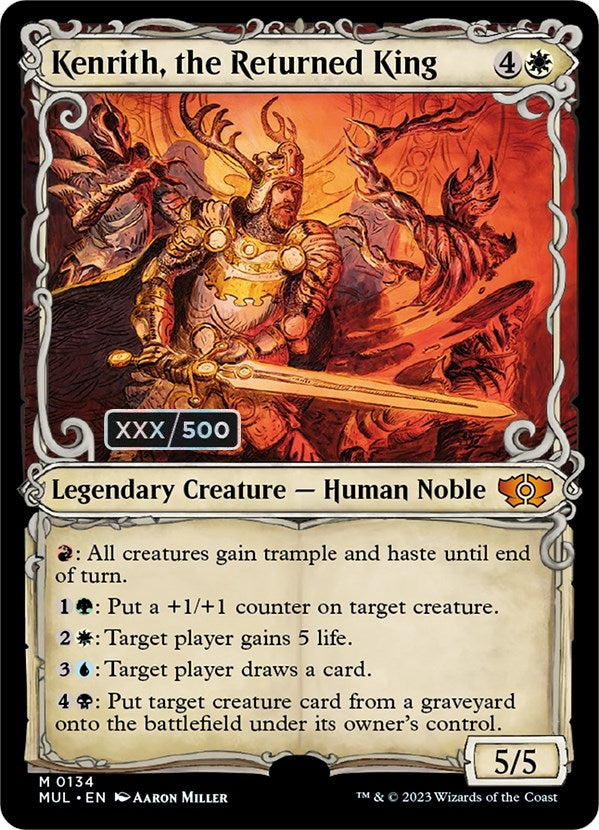 Image for Kenrith, the Returned King (Serial Numbered) (134) (March of the Machine: Multiverse Legends) - Magic: The Gathering