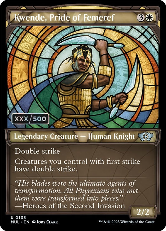 Image for Kwende, Pride of Femeref (Serial Numbered) (135) (March of the Machine: Multiverse Legends) - Magic: The Gathering