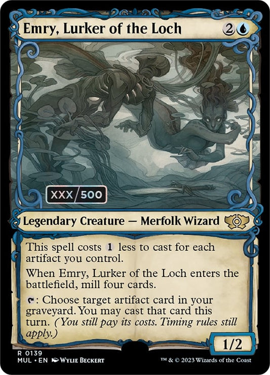 Image for Emry, Lurker of the Loch (Serial Numbered) (139) (March of the Machine: Multiverse Legends) - Magic: The Gathering