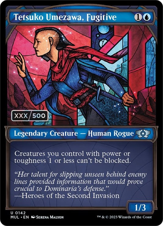 Image for Tetsuko Umezawa, Fugitive (Serial Numbered) (142) (March of the Machine: Multiverse Legends) - Magic: The Gathering