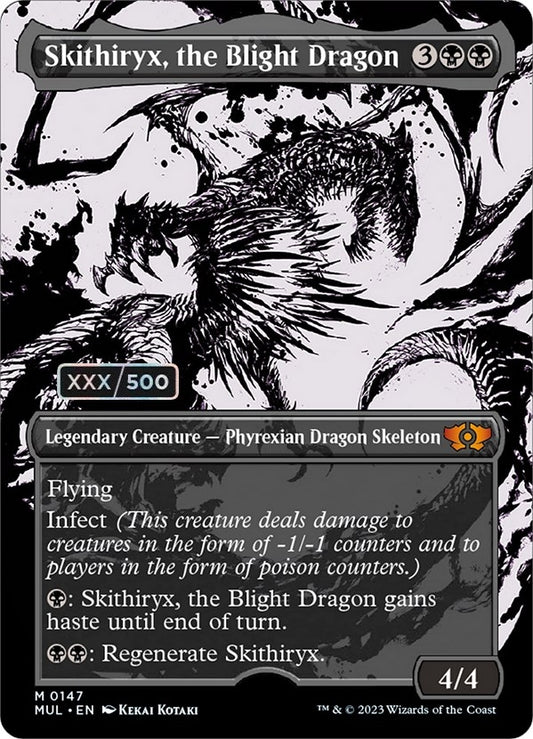 Image for Skithiryx, the Blight Dragon (Serial Numbered) (147) (March of the Machine: Multiverse Legends) - Magic: The Gathering