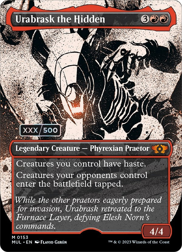 Image for Urabrask the Hidden (Serial Numbered) (153) (March of the Machine: Multiverse Legends) - Magic: The Gathering