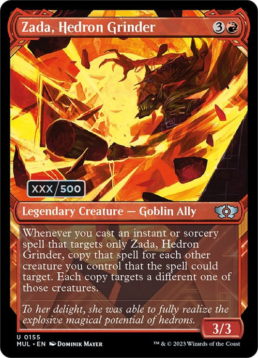 Image for Zada, Hedron Grinder (Serial Numbered) (155) (March of the Machine: Multiverse Legends) - Magic: The Gathering
