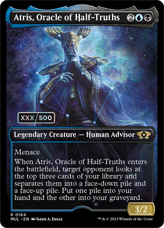 Image for Atris, Oracle of Half-Truths (Serial Numbered) (164) (March of the Machine: Multiverse Legends) - Magic: The Gathering