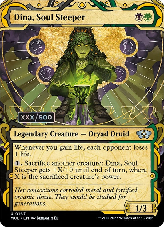 Image for Dina, Soul Steeper (Serial Numbered) (167) (March of the Machine: Multiverse Legends) - Magic: The Gathering