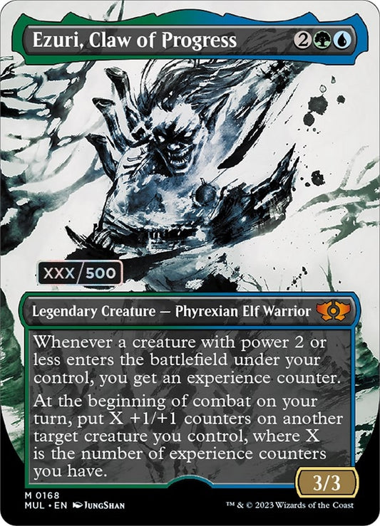 Image for Ezuri, Claw of Progress (Serial Numbered) (168) (March of the Machine: Multiverse Legends) - Magic: The Gathering