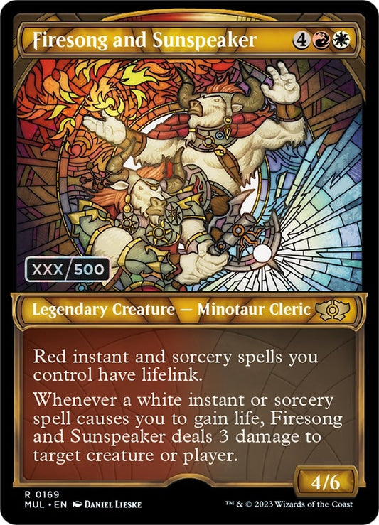 Image for Firesong and Sunspeaker (Serial Numbered) (169) (March of the Machine: Multiverse Legends) - Magic: The Gathering