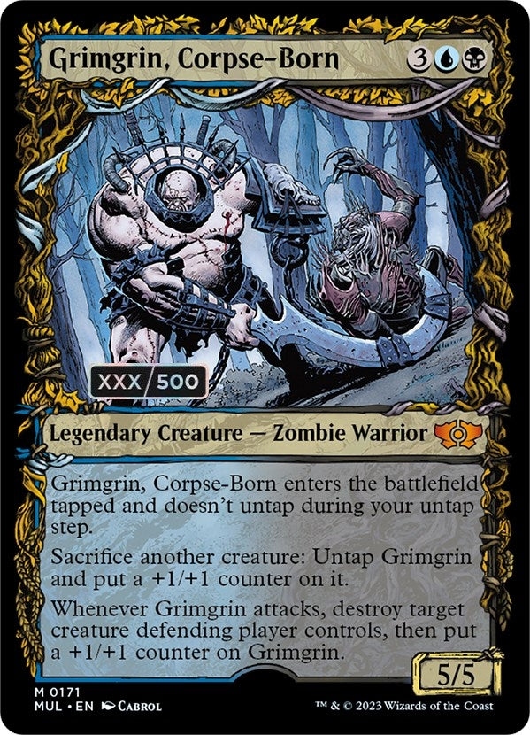 Image for Grimgrin, Corpse-Born (Serial Numbered) (171) (March of the Machine: Multiverse Legends) - Magic: The Gathering