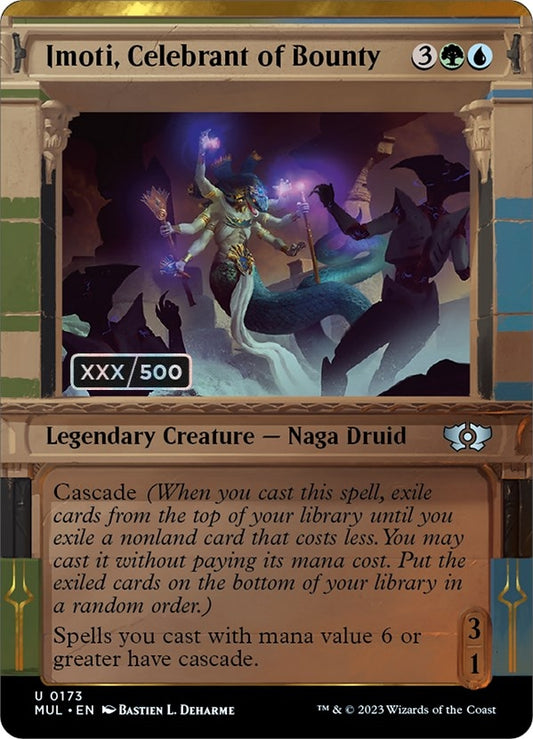 Image for Imoti, Celebrant of Bounty (Serial Numbered) (173) (March of the Machine: Multiverse Legends) - Magic: The Gathering