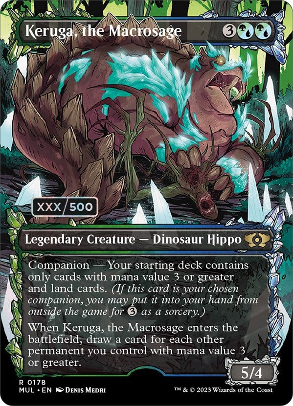 Image for Keruga, the Macrosage (Serial Numbered) (178) (March of the Machine: Multiverse Legends) - Magic: The Gathering