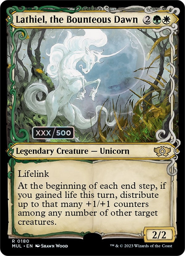 Image for Lathiel, the Bounteous Dawn (Serial Numbered) (180) (March of the Machine: Multiverse Legends) - Magic: The Gathering