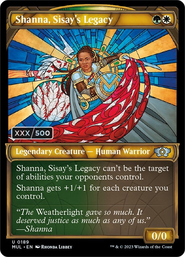 Image for Shanna, Sisay's Legacy (Serial Numbered) (189) (March of the Machine: Multiverse Legends) - Magic: The Gathering