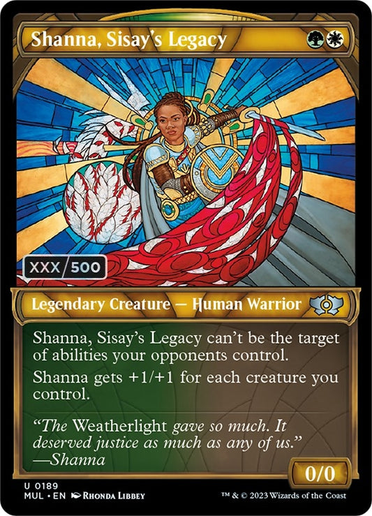 Image for Shanna, Sisay's Legacy (Serial Numbered) (189) (March of the Machine: Multiverse Legends) - Magic: The Gathering