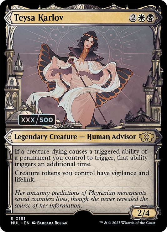 Image for Teysa Karlov (Serial Numbered) (191) (March of the Machine: Multiverse Legends) - Magic: The Gathering