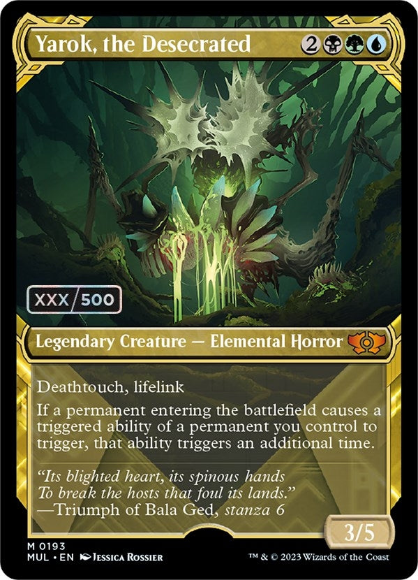 Image for Yarok, the Desecrated (Serial Numbered) (193) (March of the Machine: Multiverse Legends) - Magic: The Gathering