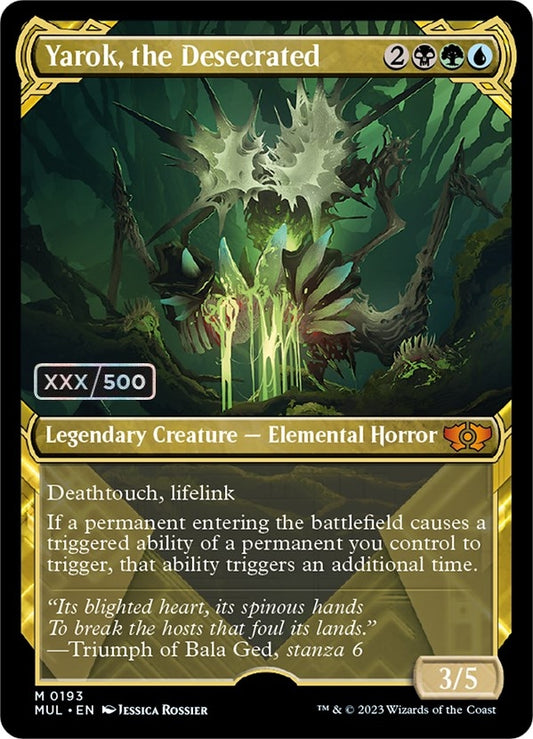 Image for Yarok, the Desecrated (Serial Numbered) (193) (March of the Machine: Multiverse Legends) - Magic: The Gathering
