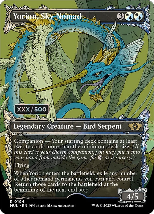 Image for Yorion, Sky Nomad (Serial Numbered) (194) (March of the Machine: Multiverse Legends) - Magic: The Gathering