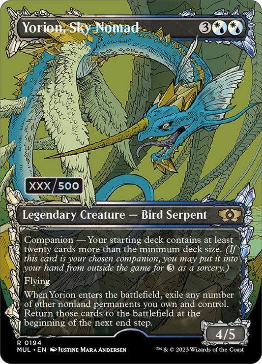 Image for Yorion, Sky Nomad (Serial Numbered) (194) (March of the Machine: Multiverse Legends) - Magic: The Gathering